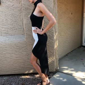 Three Floor High Low Dress